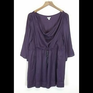 Odille plum tunic dress